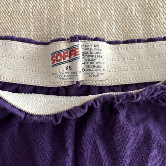 Purple Soffe Shorts - Picture 2 of 2
